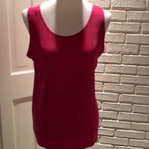 Chico’s Hot Pink Tank Top, Like New, Size 3